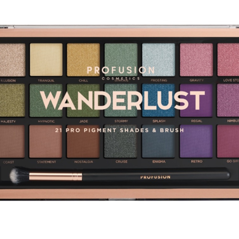 Profusion Cosmetics Wanderlust Palette - Vibrant Shades